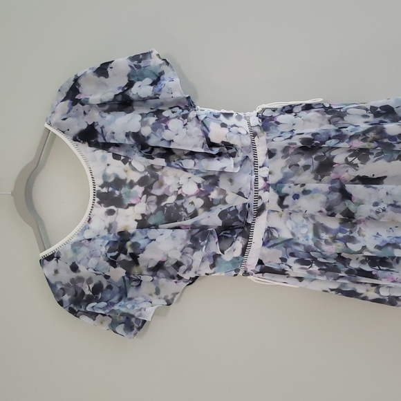 Fame and Partners The Asha Dress 6 Floral Midi Ethereal Wedding Guest Cocktail - Picture 5 of 16